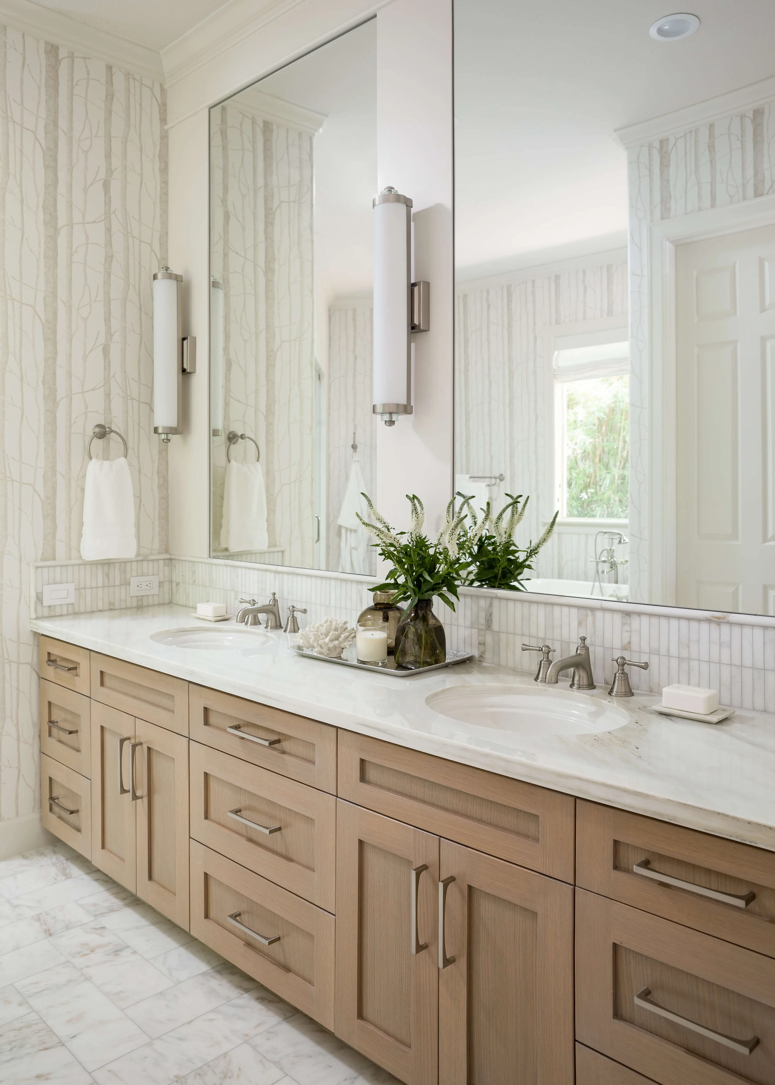 Tall mirror cabinet bathroom outlet